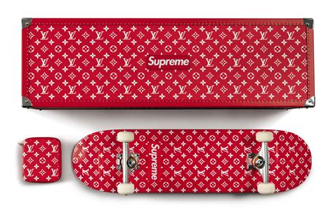 supreme louis vuitton skate trunk|supreme x louis vuitton jacket.